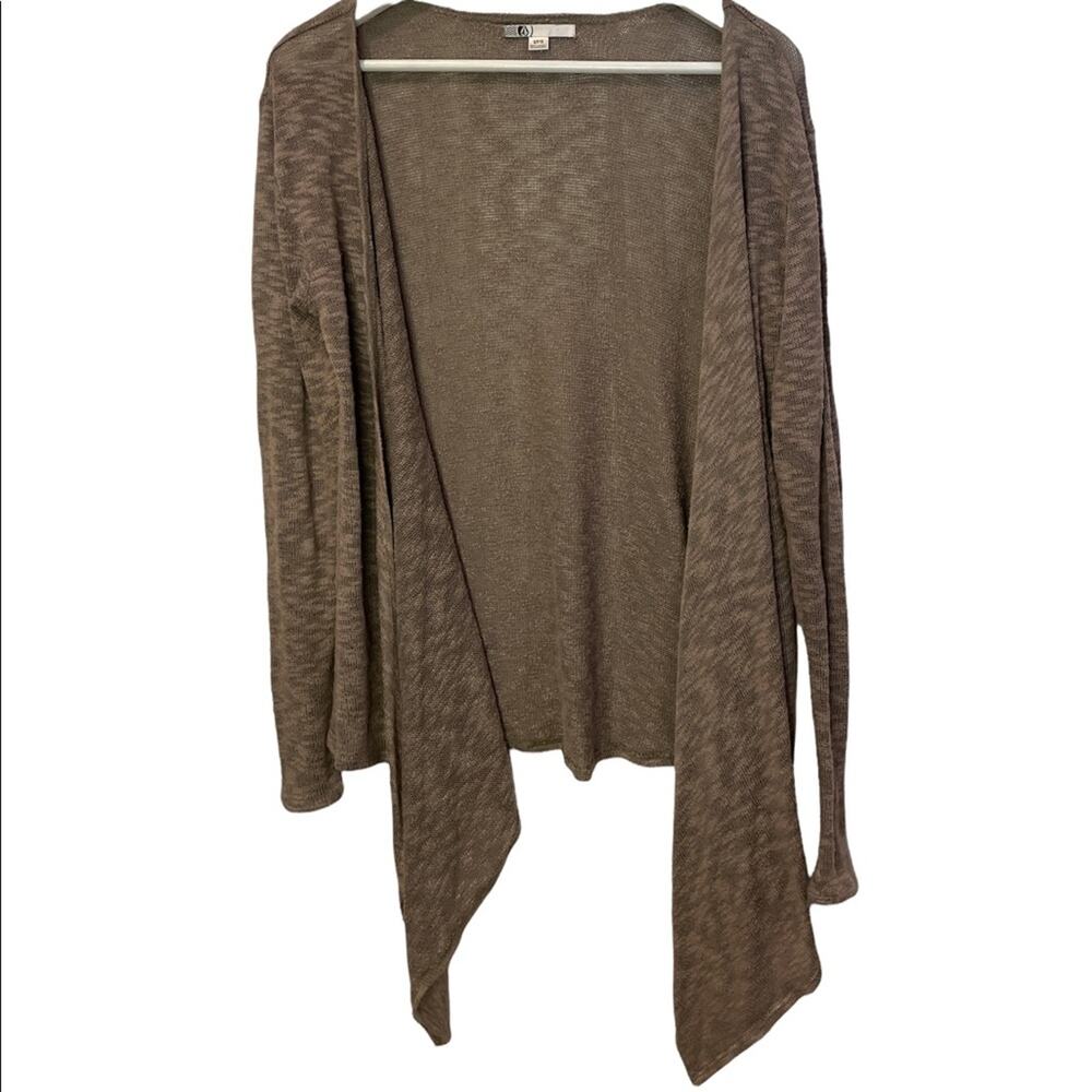 Volcom Small Grey Go To Wrap Open Front Sweater - image 1